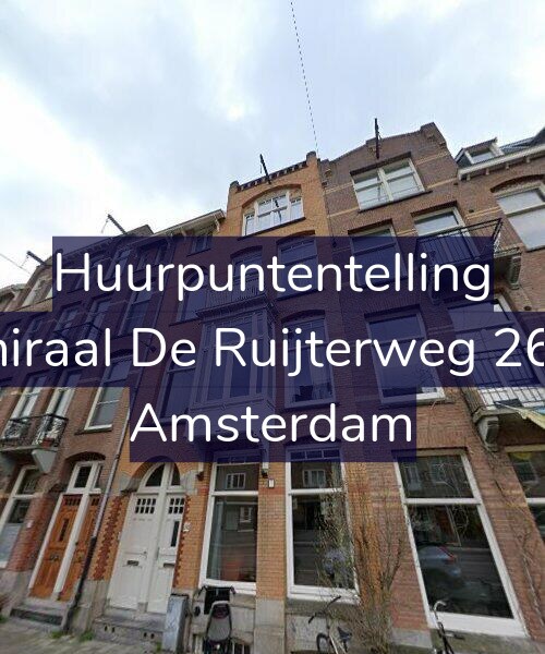 Foto gevel Huurpuntentelling voor Admiraal De Ruijterweg 265-A, Amsterdam