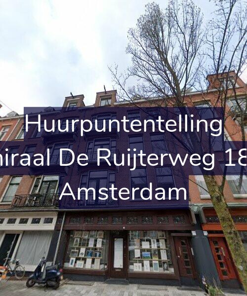 Foto gevel Huurpuntentelling voor Admiraal De Ruijterweg 181-H, Amsterdam