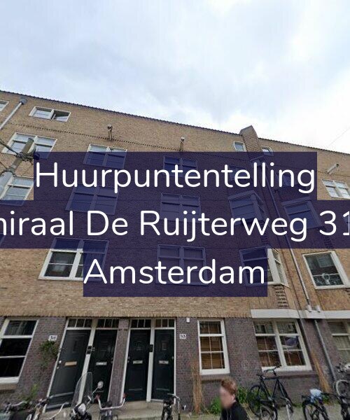 Foto gevel Huurpuntentelling voor Admiraal De Ruijterweg 313-3, Amsterdam