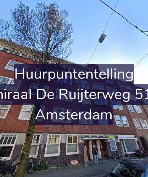 Foto gevel Huurpuntentelling voor Admiraal De Ruijterweg 513-1, Amsterdam