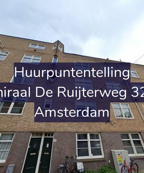 Foto gevel Huurpuntentelling voor Admiraal De Ruijterweg 323-2, Amsterdam