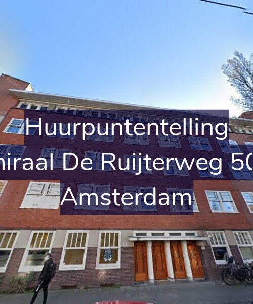 Foto gevel Huurpuntentelling voor Admiraal De Ruijterweg 509-2, Amsterdam