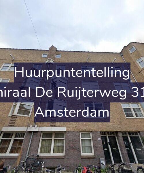 Foto gevel Huurpuntentelling voor Admiraal De Ruijterweg 315-4, Amsterdam
