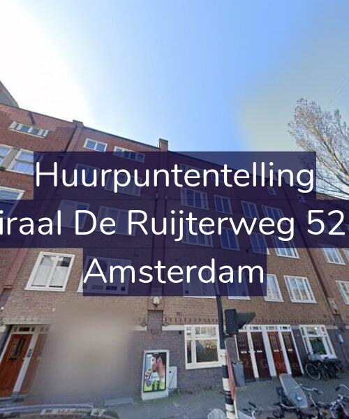 Foto gevel Huurpuntentelling voor Admiraal De Ruijterweg 521-B3, Amsterdam