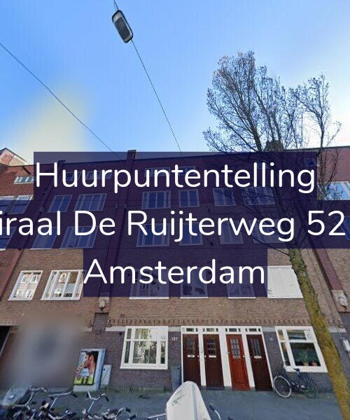 Foto gevel Huurpuntentelling voor Admiraal De Ruijterweg 521-A1, Amsterdam