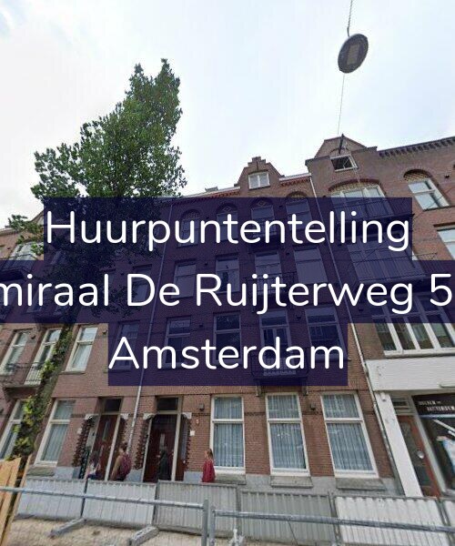 Foto gevel Huurpuntentelling voor Admiraal De Ruijterweg 55-1, Amsterdam