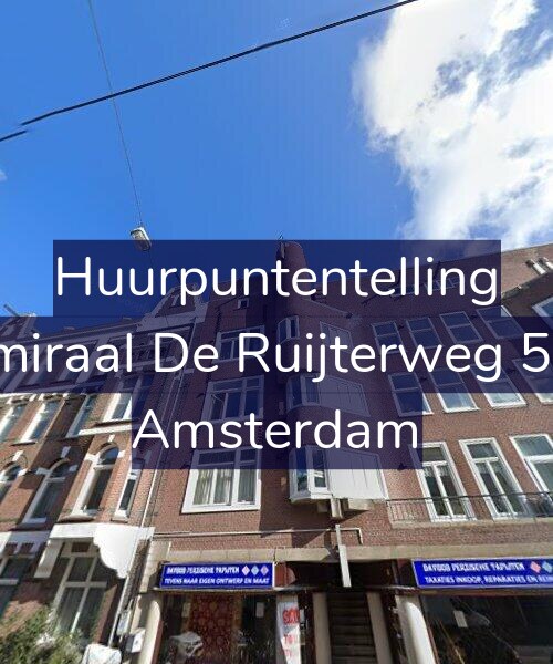 Foto gevel Huurpuntentelling voor Admiraal De Ruijterweg 50-3, Amsterdam