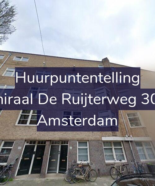 Foto gevel Huurpuntentelling voor Admiraal De Ruijterweg 305-2, Amsterdam