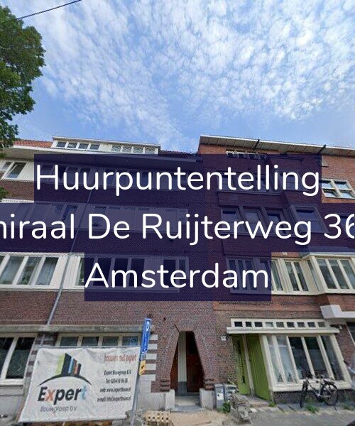 Foto gevel Huurpuntentelling voor Admiraal De Ruijterweg 362-1, Amsterdam