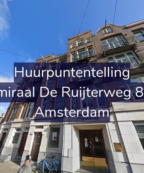 Foto gevel Huurpuntentelling voor Admiraal De Ruijterweg 84-1, Amsterdam