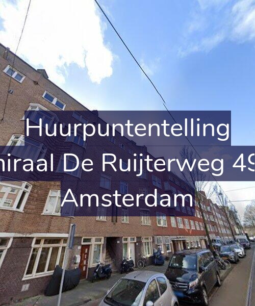 Foto gevel Huurpuntentelling voor Admiraal De Ruijterweg 499-2, Amsterdam