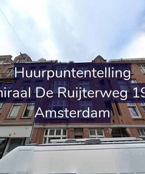 Foto gevel Huurpuntentelling voor Admiraal De Ruijterweg 191-1, Amsterdam