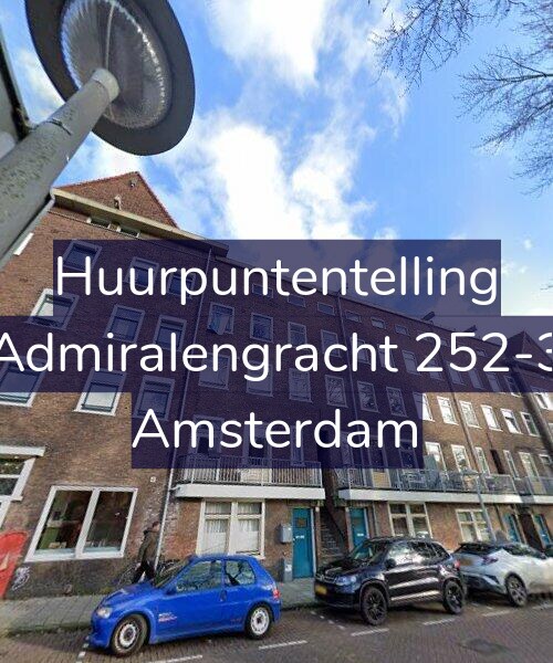 Foto gevel Huurpuntentelling voor Admiralengracht 252-3, Amsterdam