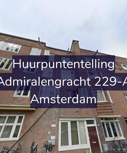 Foto gevel Huurpuntentelling voor Admiralengracht 229-A, Amsterdam