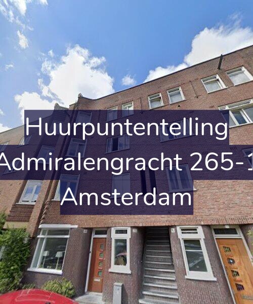 Foto gevel Huurpuntentelling voor Admiralengracht 265-1, Amsterdam