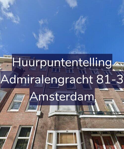 Foto gevel Huurpuntentelling voor Admiralengracht 81-3, Amsterdam