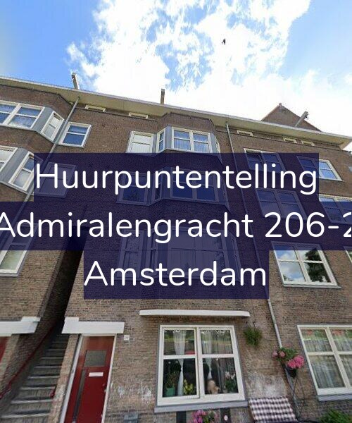 Foto gevel Huurpuntentelling voor Admiralengracht 206-2, Amsterdam