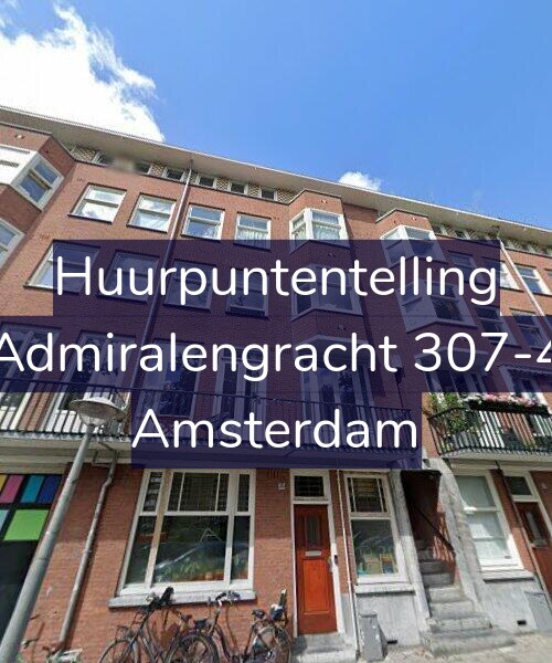 Foto gevel Huurpuntentelling voor Admiralengracht 307-4, Amsterdam
