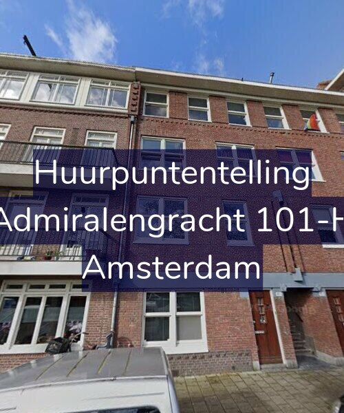 Foto gevel Huurpuntentelling voor Admiralengracht 101-H, Amsterdam