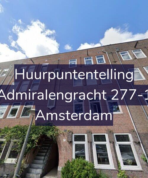 Foto gevel Huurpuntentelling voor Admiralengracht 277-1, Amsterdam