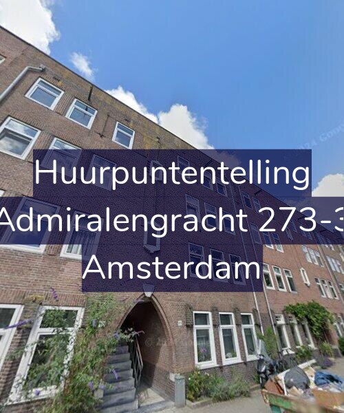 Foto gevel Huurpuntentelling voor Admiralengracht 273-3, Amsterdam