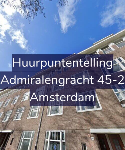Foto gevel Huurpuntentelling voor Admiralengracht 45-2, Amsterdam
