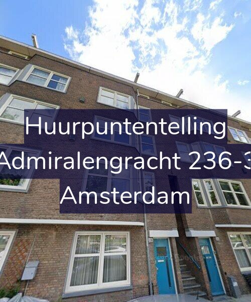 Foto gevel Huurpuntentelling voor Admiralengracht 236-3, Amsterdam