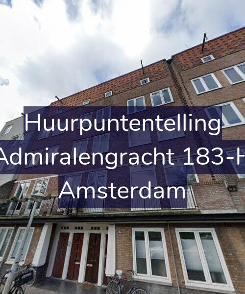 Foto gevel Huurpuntentelling voor Admiralengracht 183-H, Amsterdam