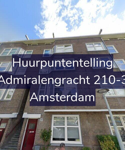 Foto gevel Huurpuntentelling voor Admiralengracht 210-3, Amsterdam