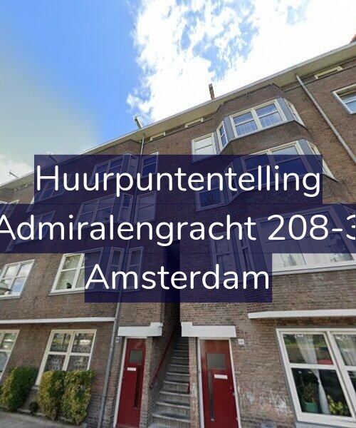Foto gevel Huurpuntentelling voor Admiralengracht 208-3, Amsterdam