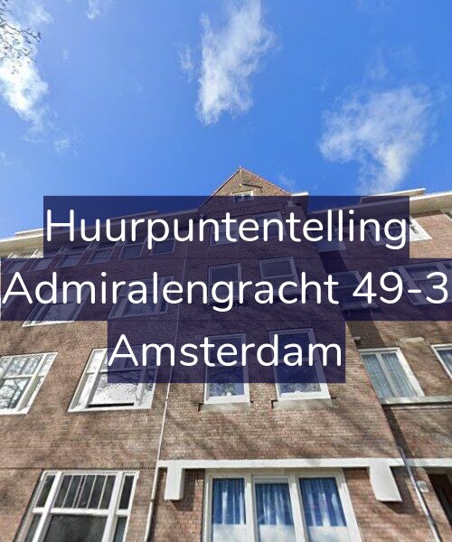 Foto gevel Huurpuntentelling voor Admiralengracht 49-3, Amsterdam