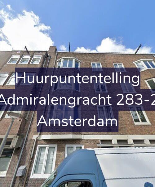 Foto gevel Huurpuntentelling voor Admiralengracht 283-2, Amsterdam