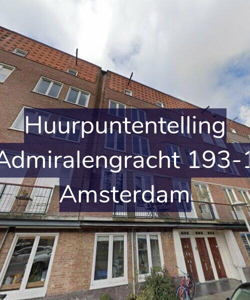 Foto gevel Huurpuntentelling voor Admiralengracht 193-1, Amsterdam