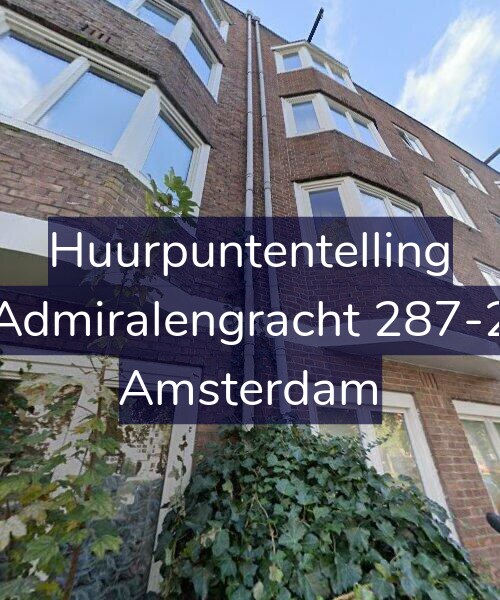 Foto gevel Huurpuntentelling voor Admiralengracht 287-2, Amsterdam