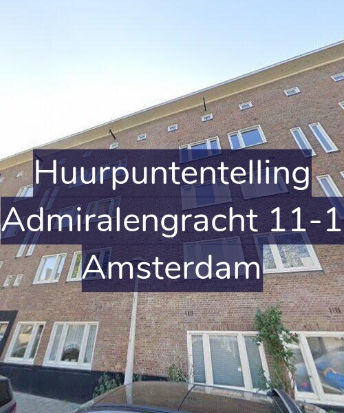 Foto gevel Huurpuntentelling voor Admiralengracht 11-1, Amsterdam