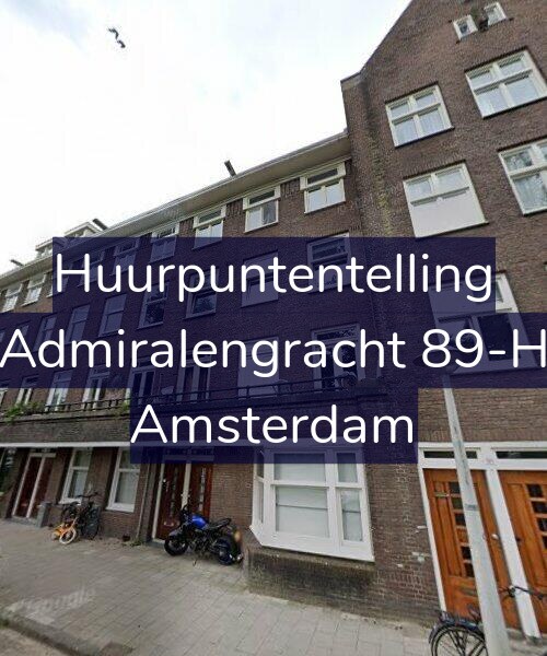 Foto gevel Huurpuntentelling voor Admiralengracht 89-H, Amsterdam