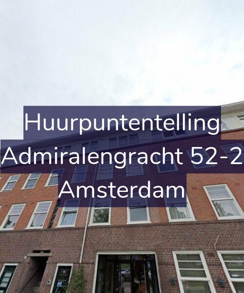 Foto gevel Huurpuntentelling voor Admiralengracht 52-2, Amsterdam