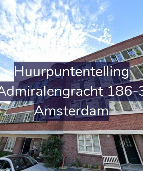 Foto gevel Huurpuntentelling voor Admiralengracht 186-3, Amsterdam