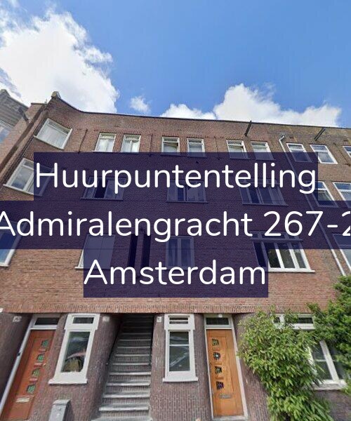 Foto gevel Huurpuntentelling voor Admiralengracht 267-2, Amsterdam