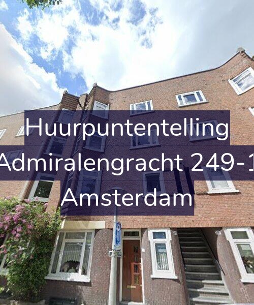 Foto gevel Huurpuntentelling voor Admiralengracht 249-1, Amsterdam