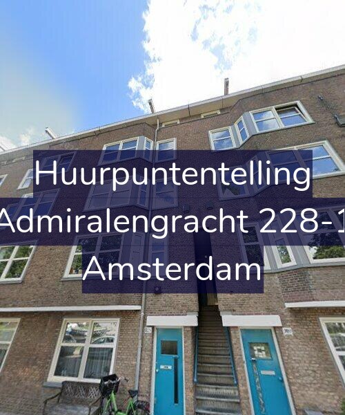 Foto gevel Huurpuntentelling voor Admiralengracht 228-1, Amsterdam