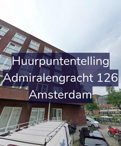 Foto gevel Huurpuntentelling voor Admiralengracht 126, Amsterdam
