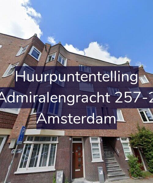 Foto gevel Huurpuntentelling voor Admiralengracht 257-2, Amsterdam