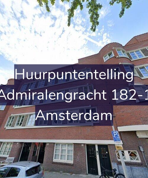 Foto gevel Huurpuntentelling voor Admiralengracht 182-1, Amsterdam
