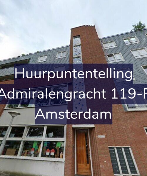 Foto gevel Huurpuntentelling voor Admiralengracht 119-F, Amsterdam
