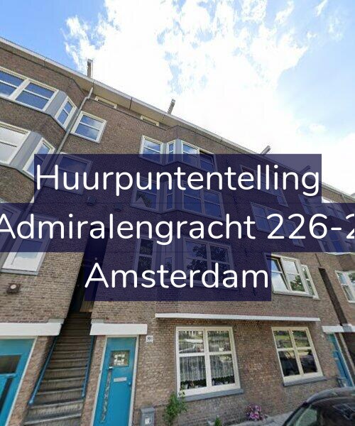 Foto gevel Huurpuntentelling voor Admiralengracht 226-2, Amsterdam