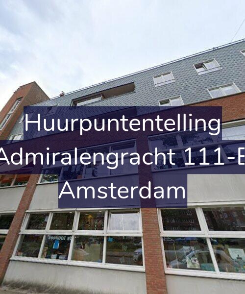 Foto gevel Huurpuntentelling voor Admiralengracht 111-B, Amsterdam