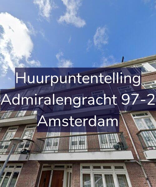 Foto gevel Huurpuntentelling voor Admiralengracht 97-2, Amsterdam