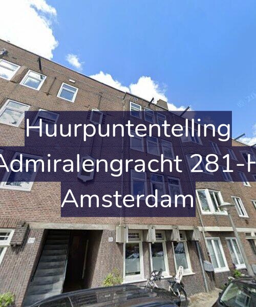 Foto gevel Huurpuntentelling voor Admiralengracht 281-H, Amsterdam