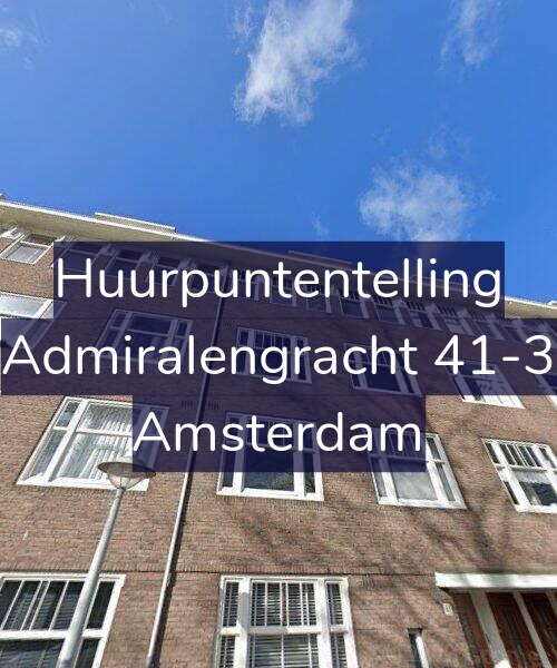 Foto gevel Huurpuntentelling voor Admiralengracht 41-3, Amsterdam